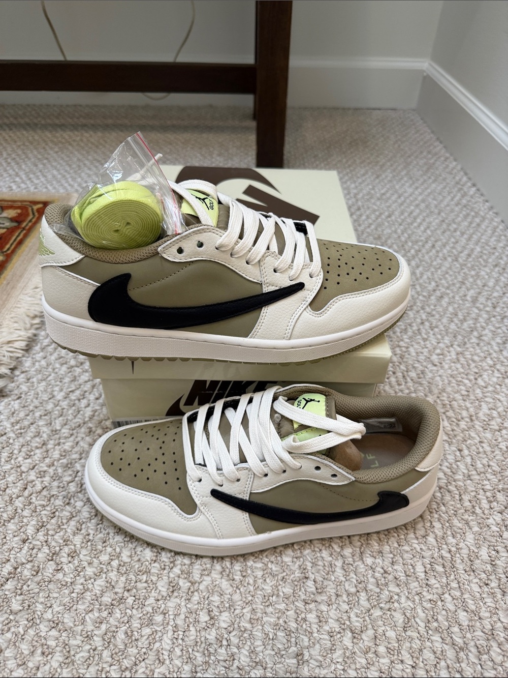 New Nike Air Jordan Travis Scott Cactus Jack Golf Low OG 10.5 - Picture 5 of 8